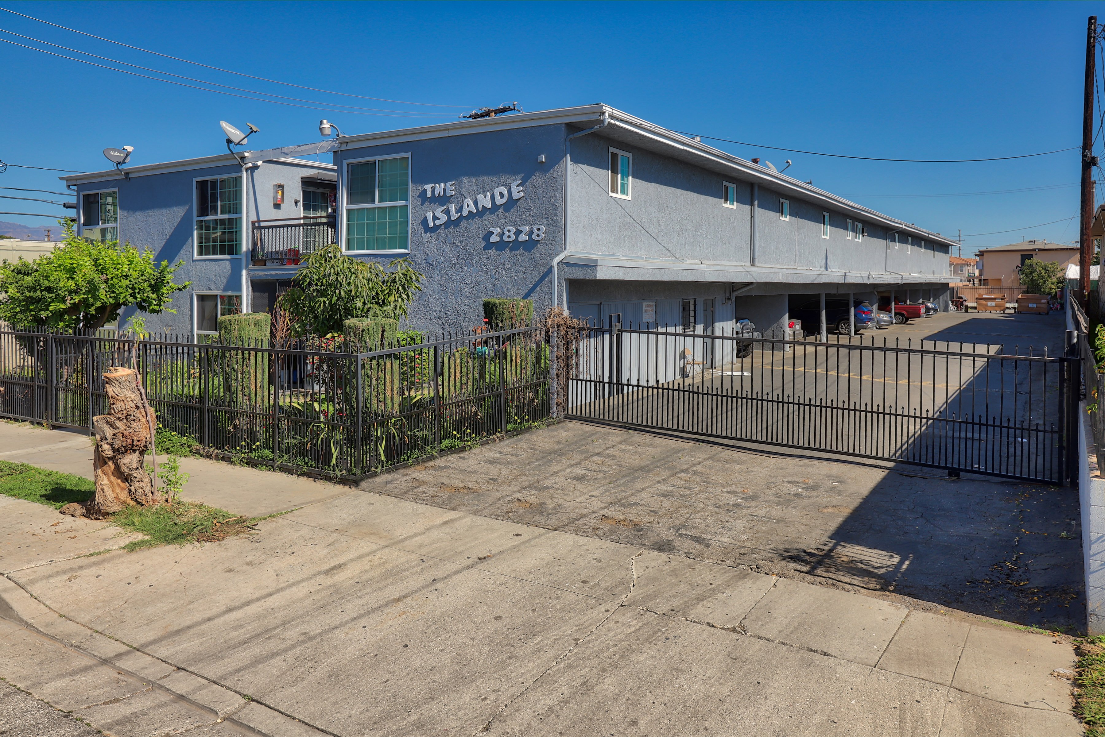 The Island apartment complex is located at 2828.